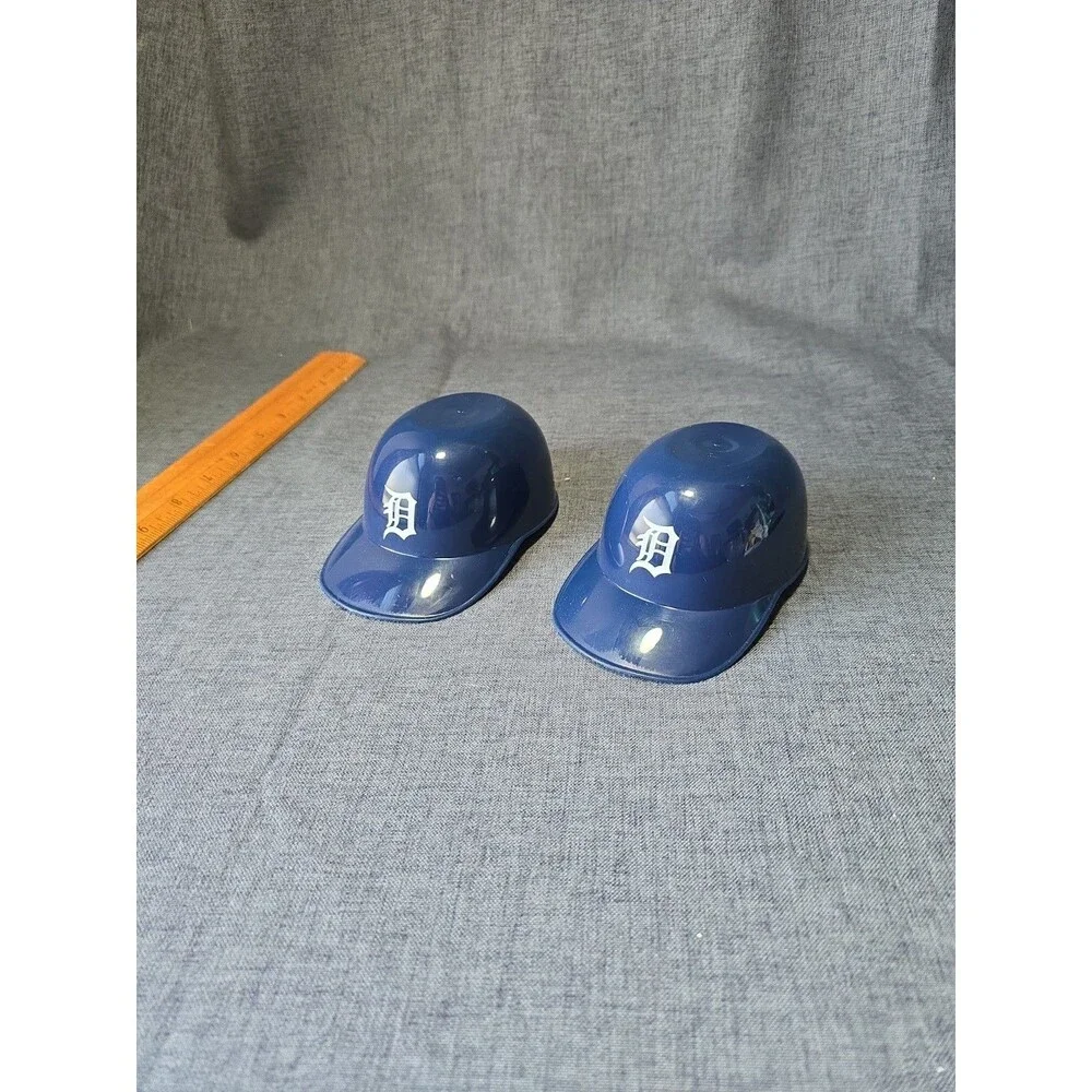 2 Vintage Detroit Tigers Mini Helmet Ice Cream Sundae Bowls LAICH 5.5” MLB